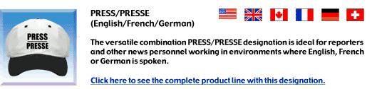 PRESS/PRESSE Designation