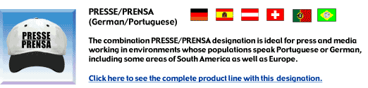 PRESSE/PRENSA Designation