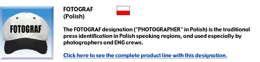 FOTOGRAF Designation