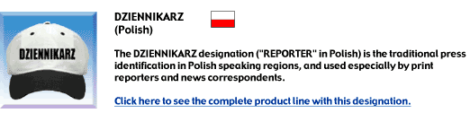 DZIENNIKARZ Designation